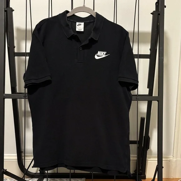 Nike Men's Polo Shirt in Black - Picture 1 of 4
